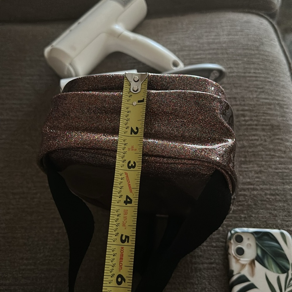 Adorable pink sparkle mini backpack NWT - Picture 4 of 16